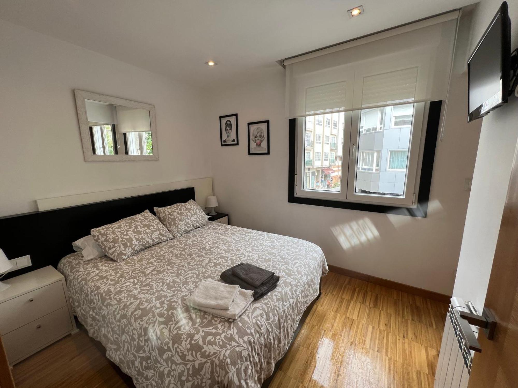 Apartamento Baiona Centro Al Lado Parador Y Playa Luaran gambar